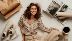 Image of a woman showing off her clothing. My Tips On How To Dress Cost Effective